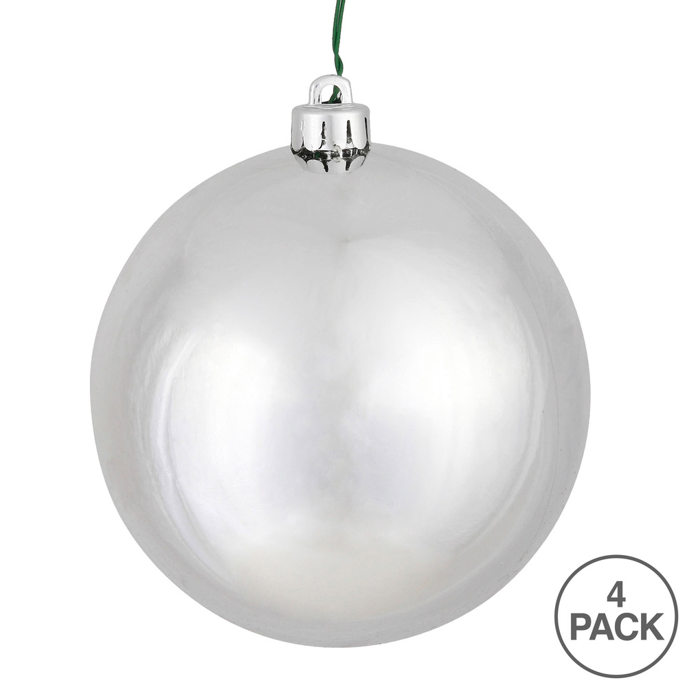 Vickerman Silver Ball Ornament