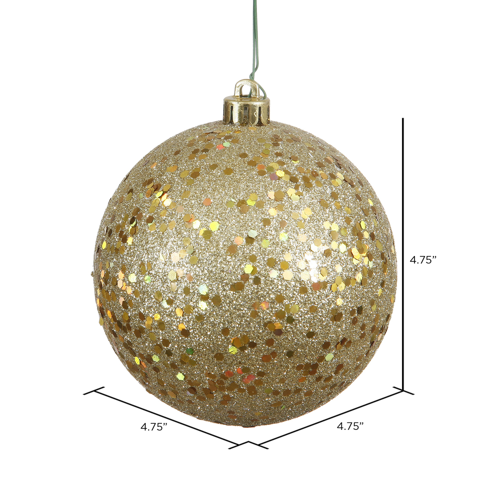Vickerman Gold Ball Ornament