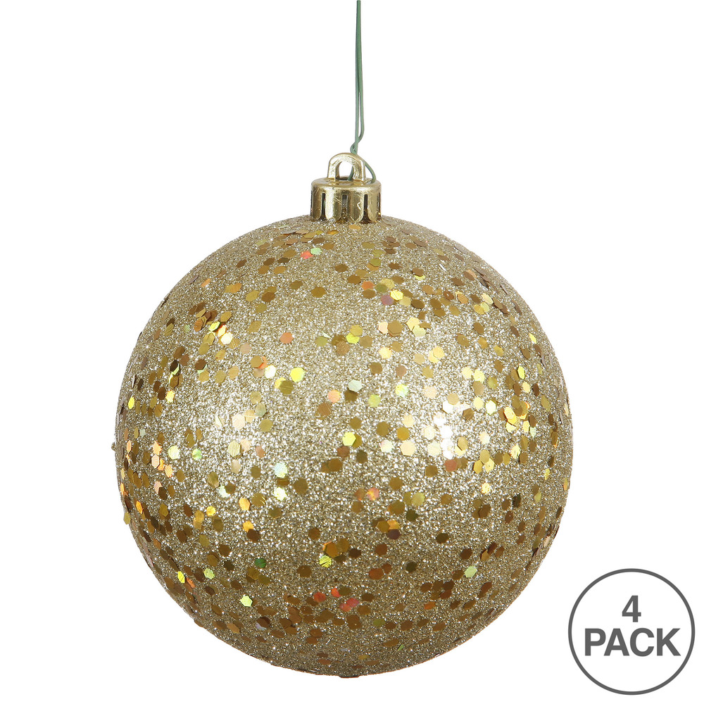 Vickerman Gold Ball Ornament