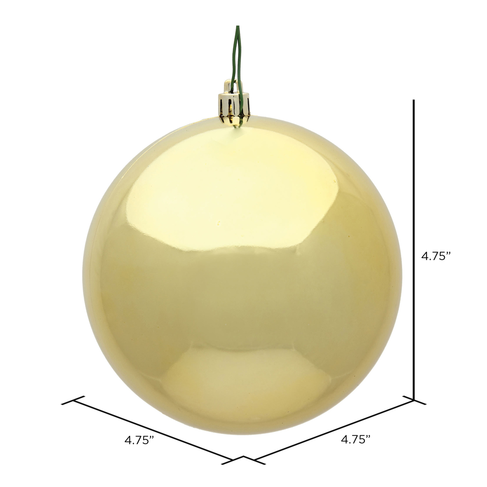 Vickerman Gold Ball Ornament