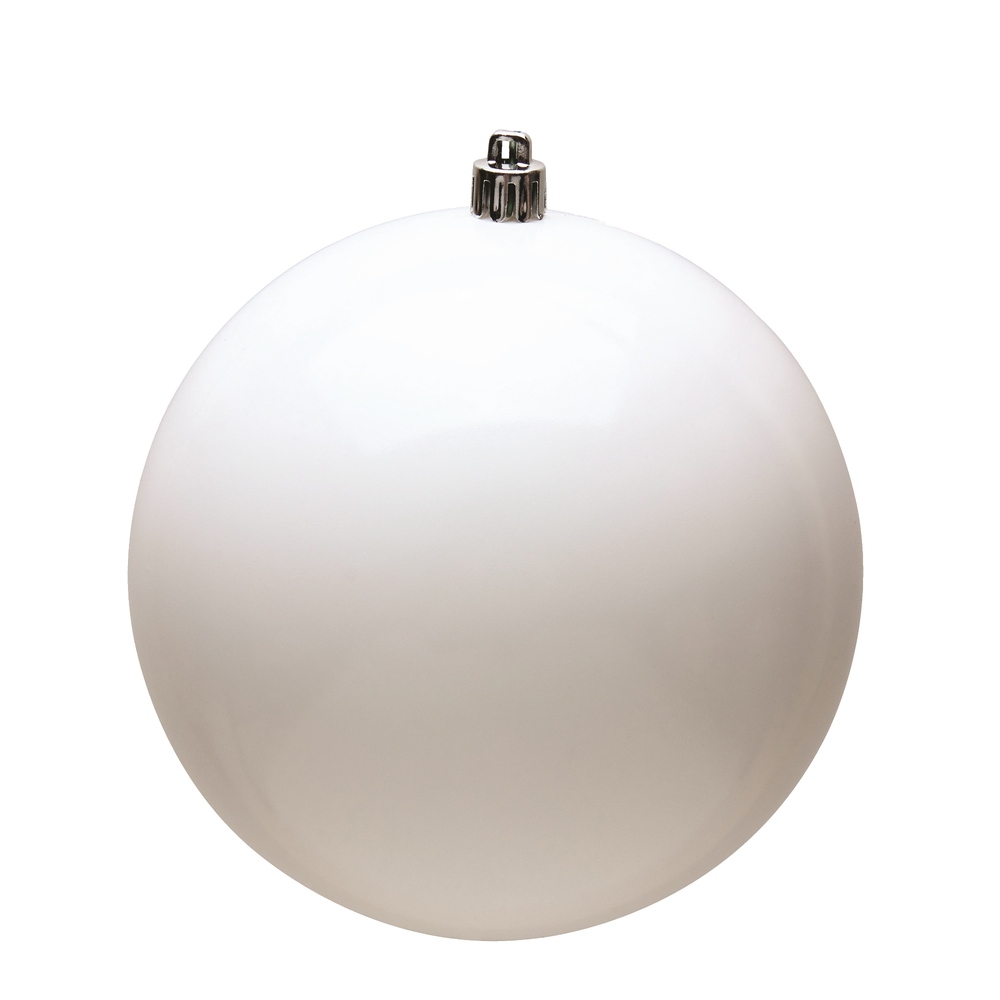 Vickerman White Ball Ornament