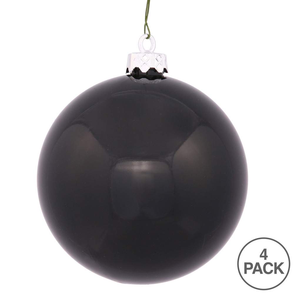 Vickerman Black Ball Ornament