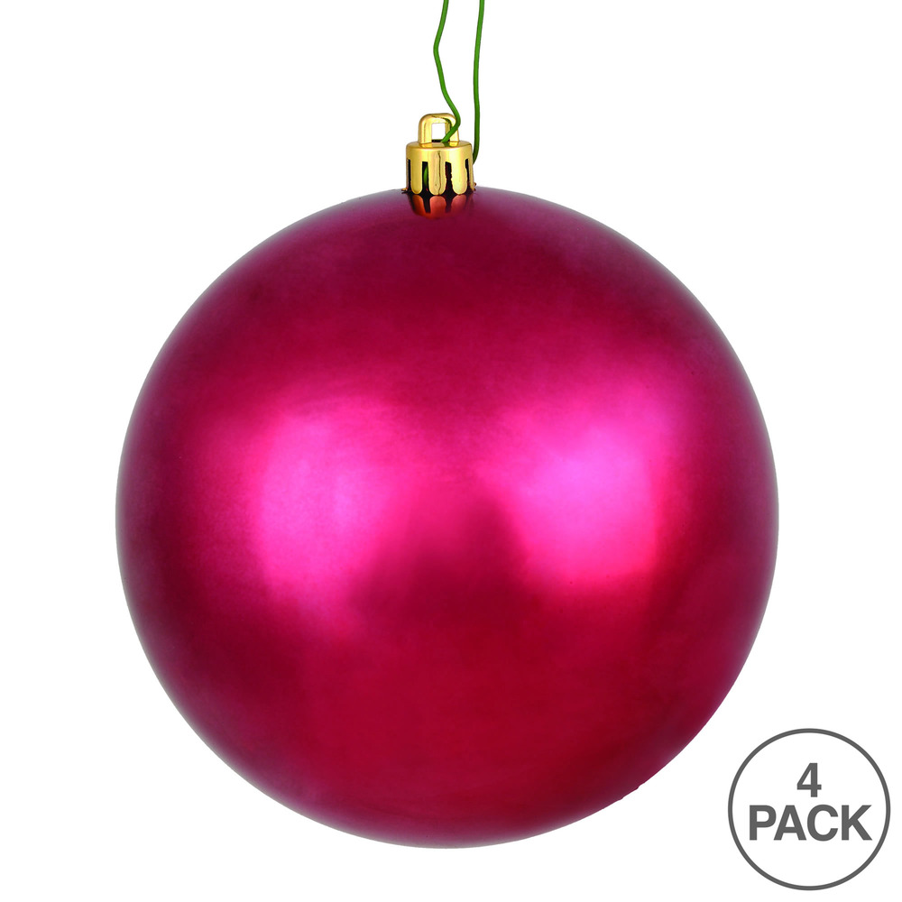 Vickerman Berry Red Ball Ornament