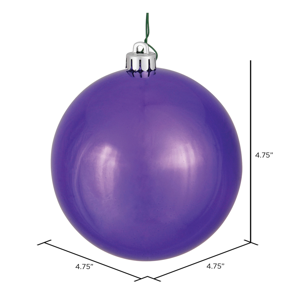 Vickerman Plum Ball Ornament