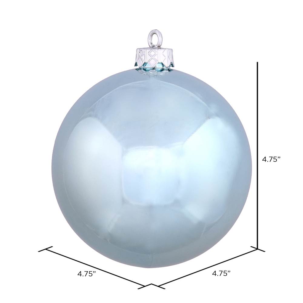 Vickerman Baby Blue Candy Ball Ornament