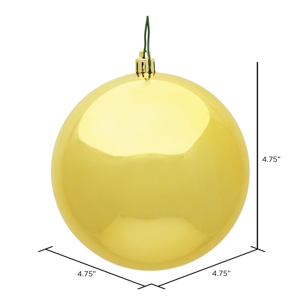 Vickerman Honey Gold Ball Ornament