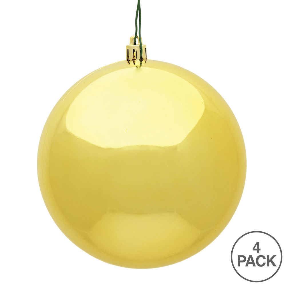 Vickerman Honey Gold Ball Ornament