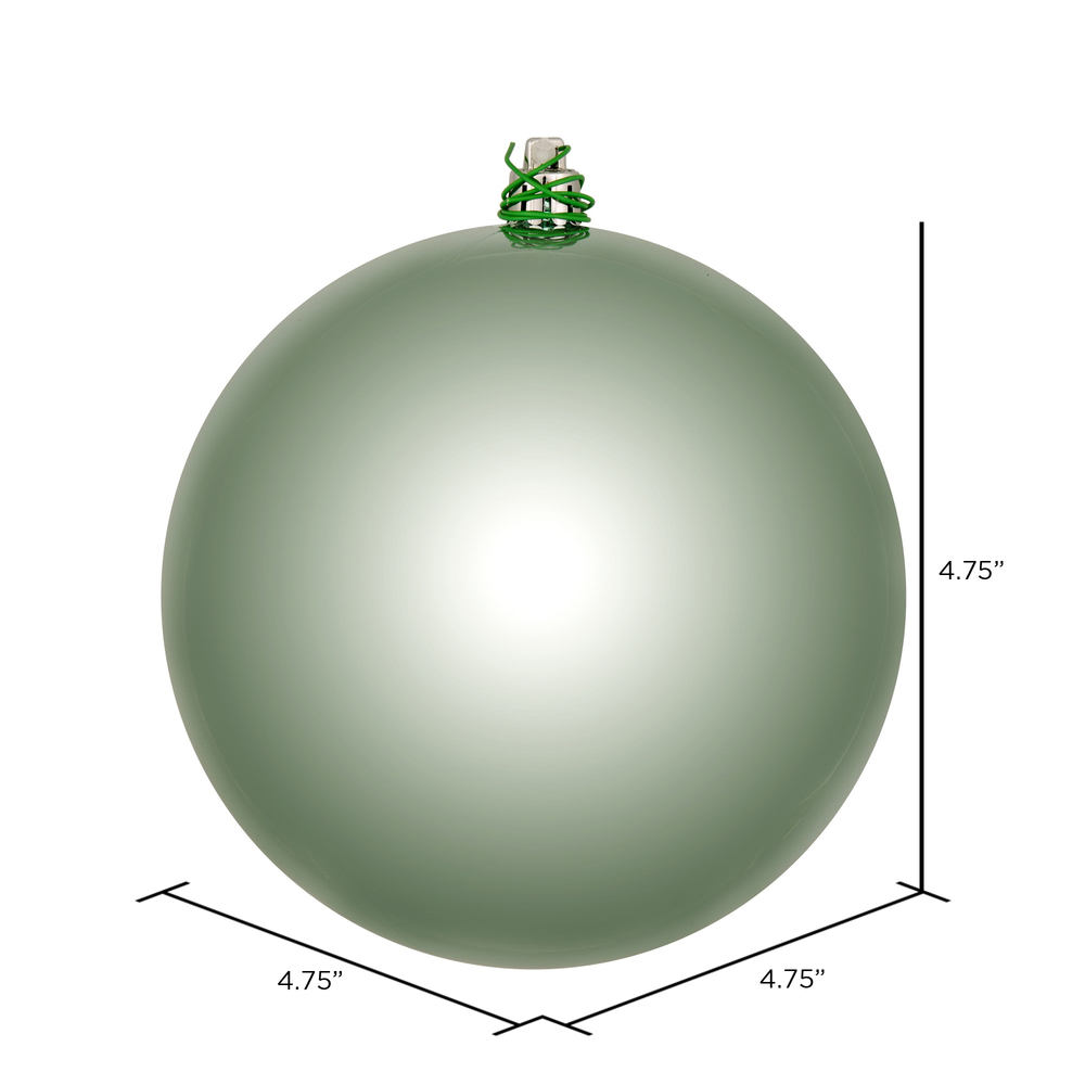 Vickerman Frosty Mint Ball Ornament