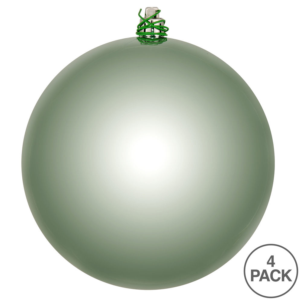 Vickerman Frosty Mint Ball Ornament