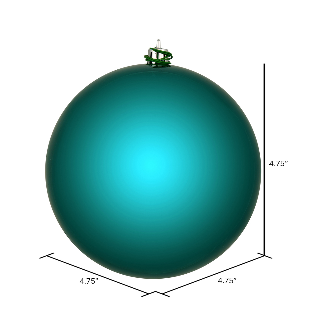 Vickerman Dark Teal Ball Ornament