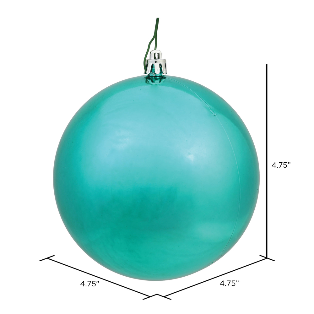 Vickerman Teal Ball Ornament