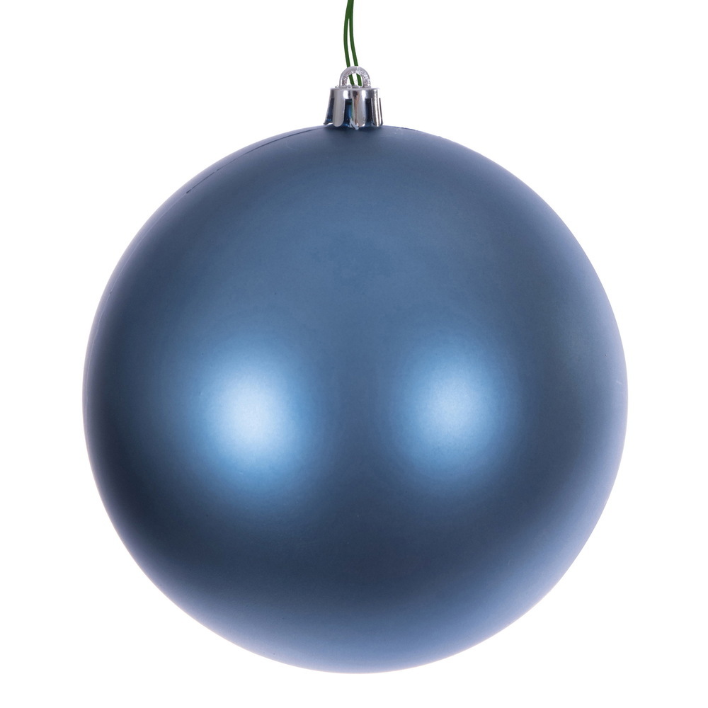 Vickerman Denim Blue Ball Ornament
