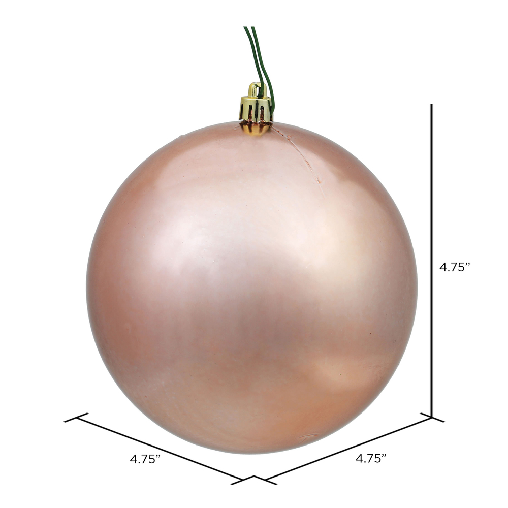 Vickerman Rose Gold Ball Ornament