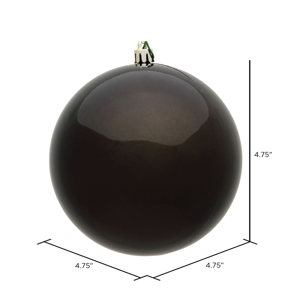Vickerman Gunmetal Ball Ornament