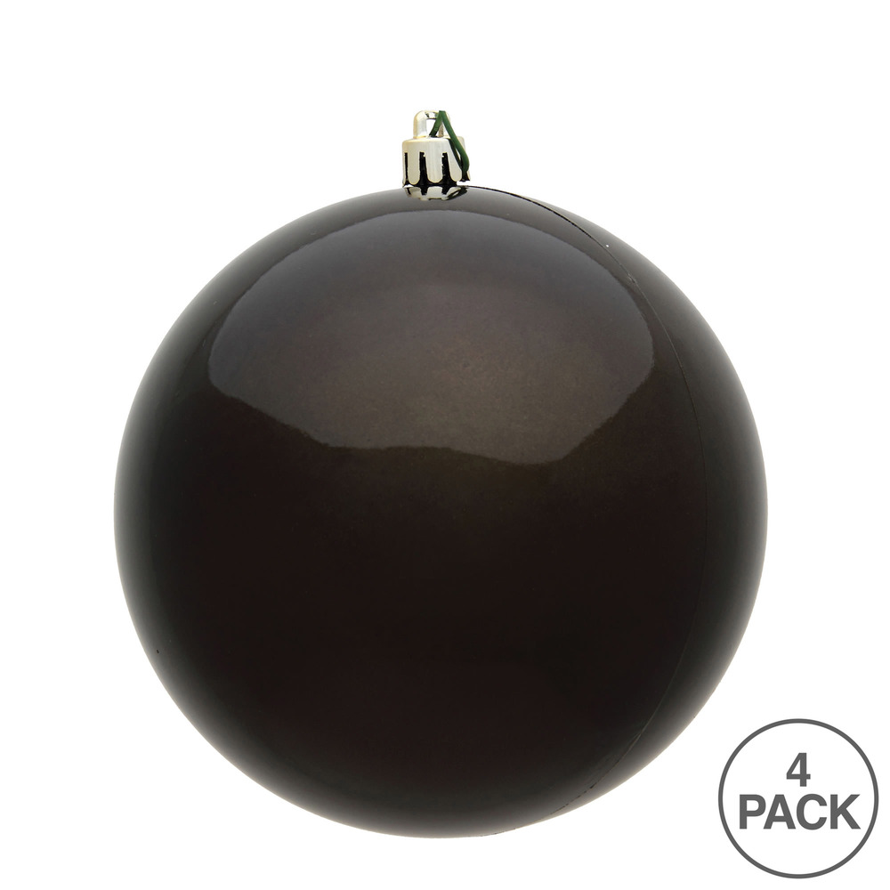 Vickerman Gunmetal Ball Ornament