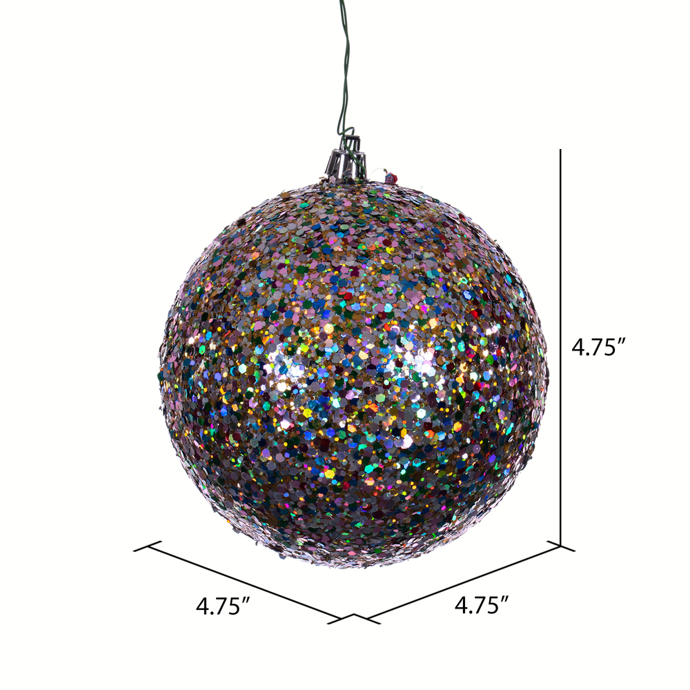 Vickerman Multi-color Ball Ornament