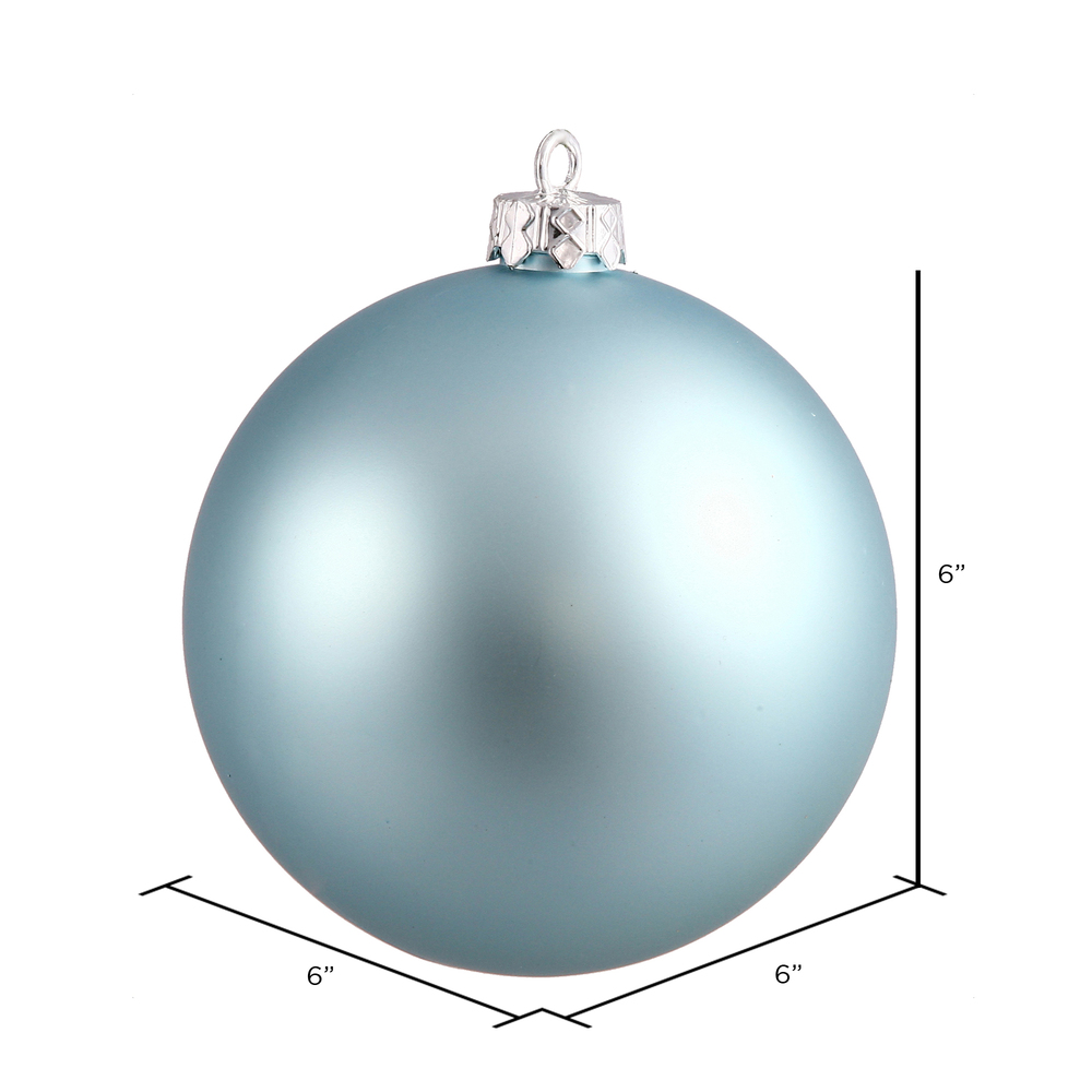 Vickerman Baby Blue Candy Ball Ornament