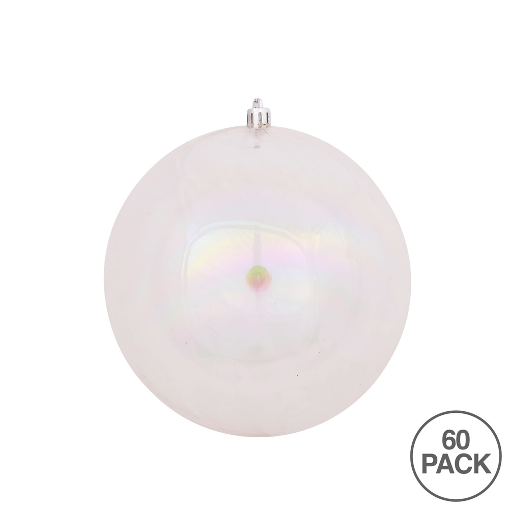 Vickerman Red and White Ball Ornaments