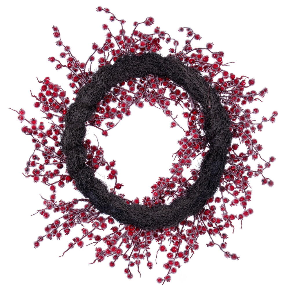 Vickerman 28" Winter Icy Berry Wreath