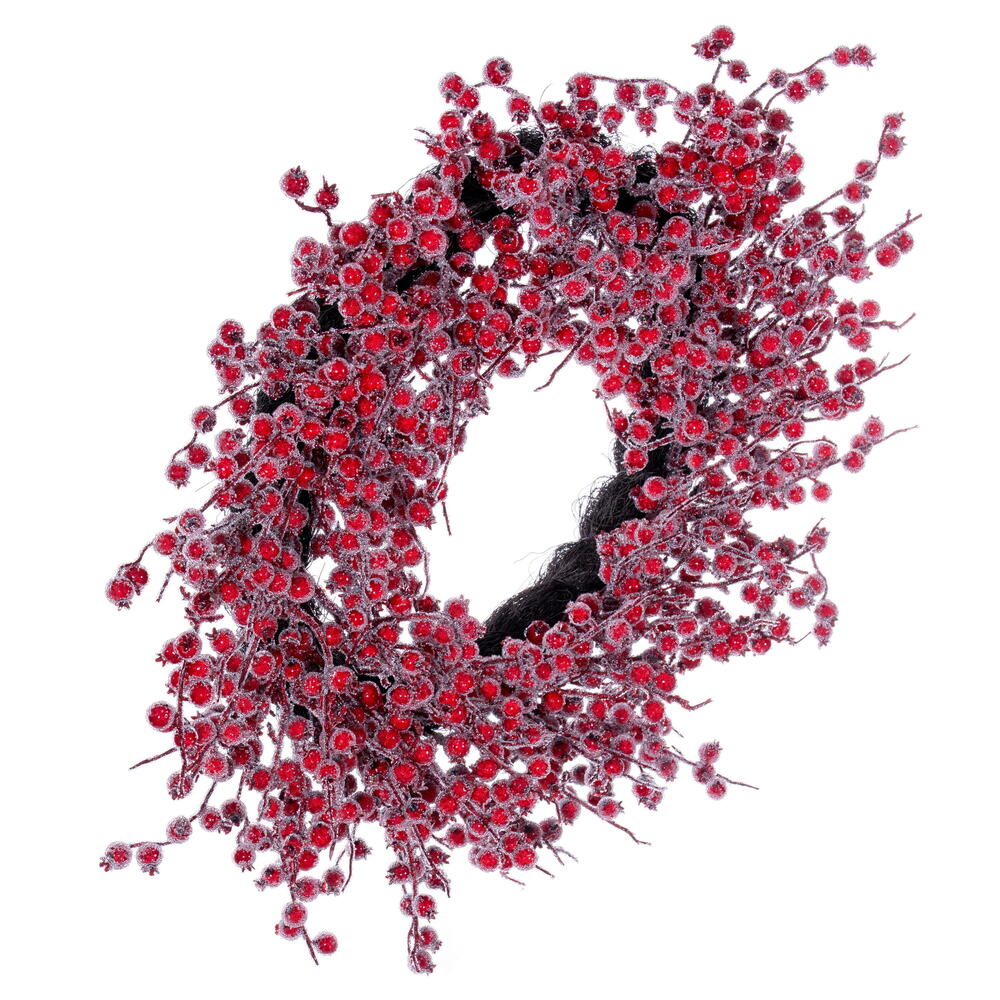 Vickerman 28" Winter Icy Berry Wreath
