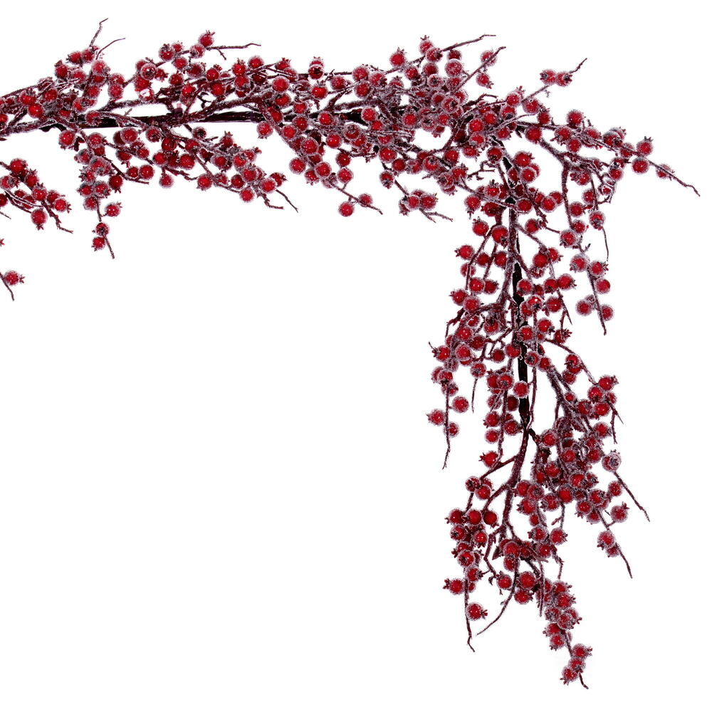 Vickerman 72" Winter Icy Berry Garland