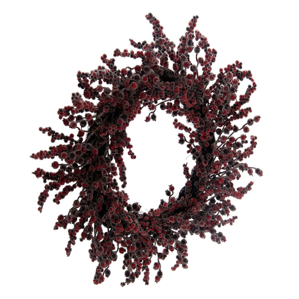 Vickerman 28" Winter Icy Berry Wreath