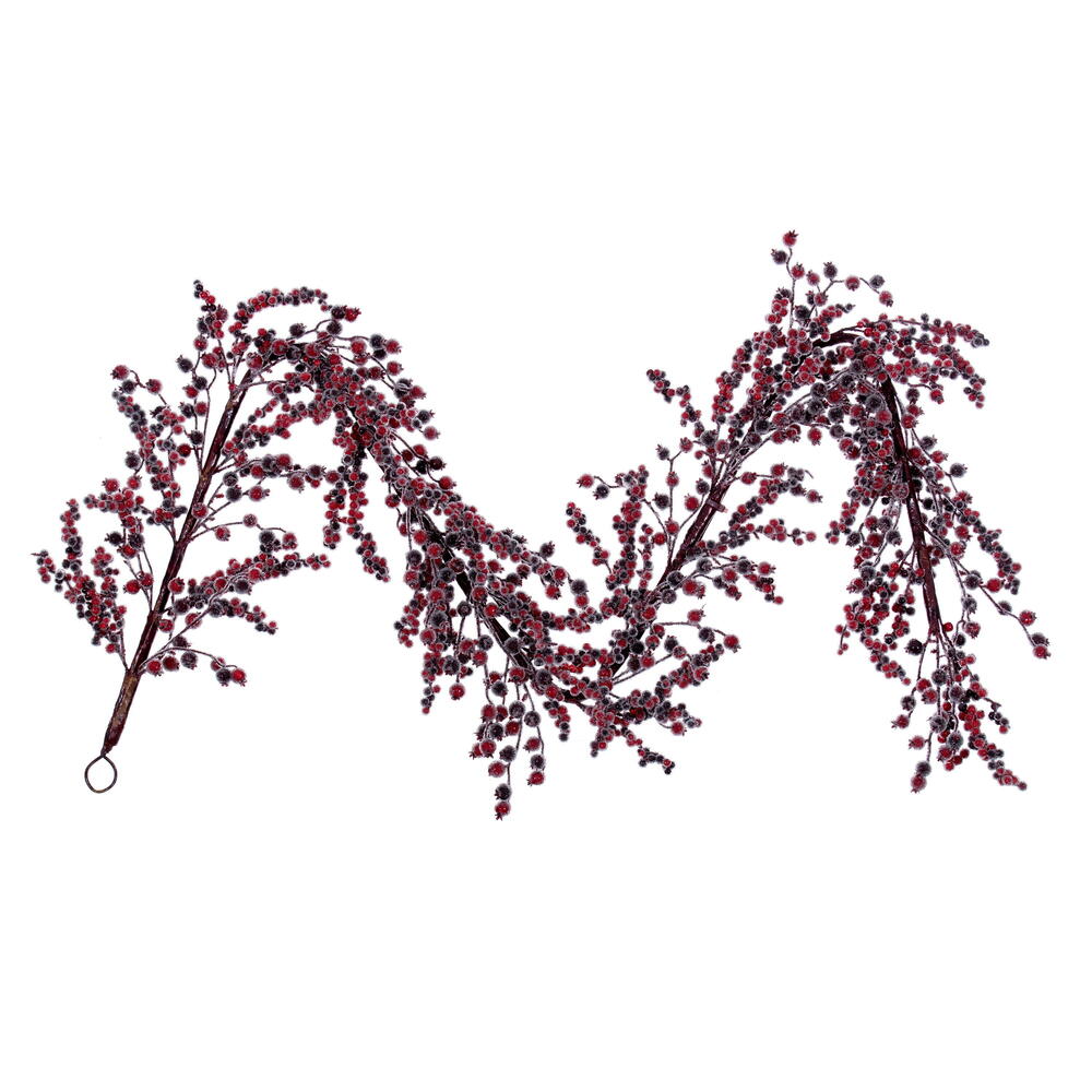 Vickerman 72" Winter Icy Berry Garland
