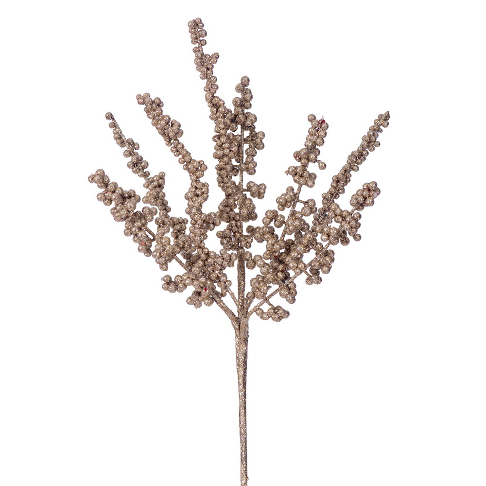 Vickerman 18" Glittery Berry Spray UV 3/Bag