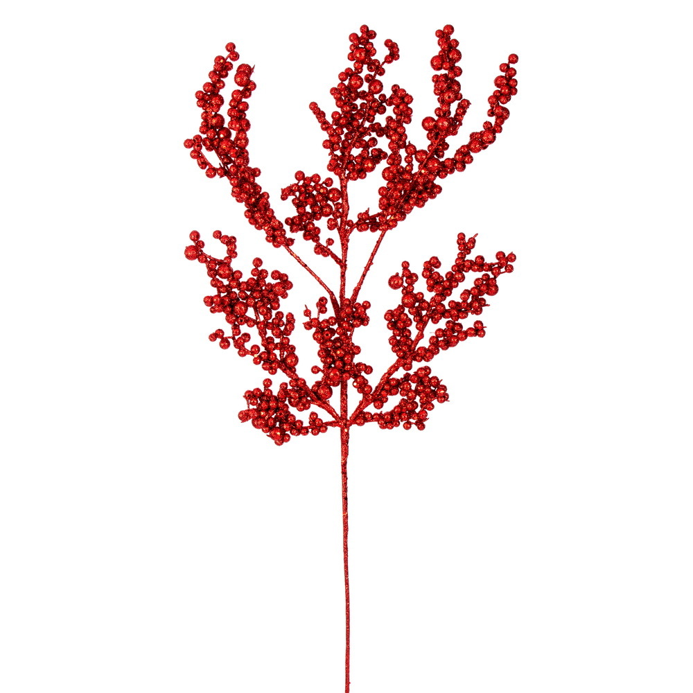 Vickerman 14" Glitter Berry Pick UV 3/Bag