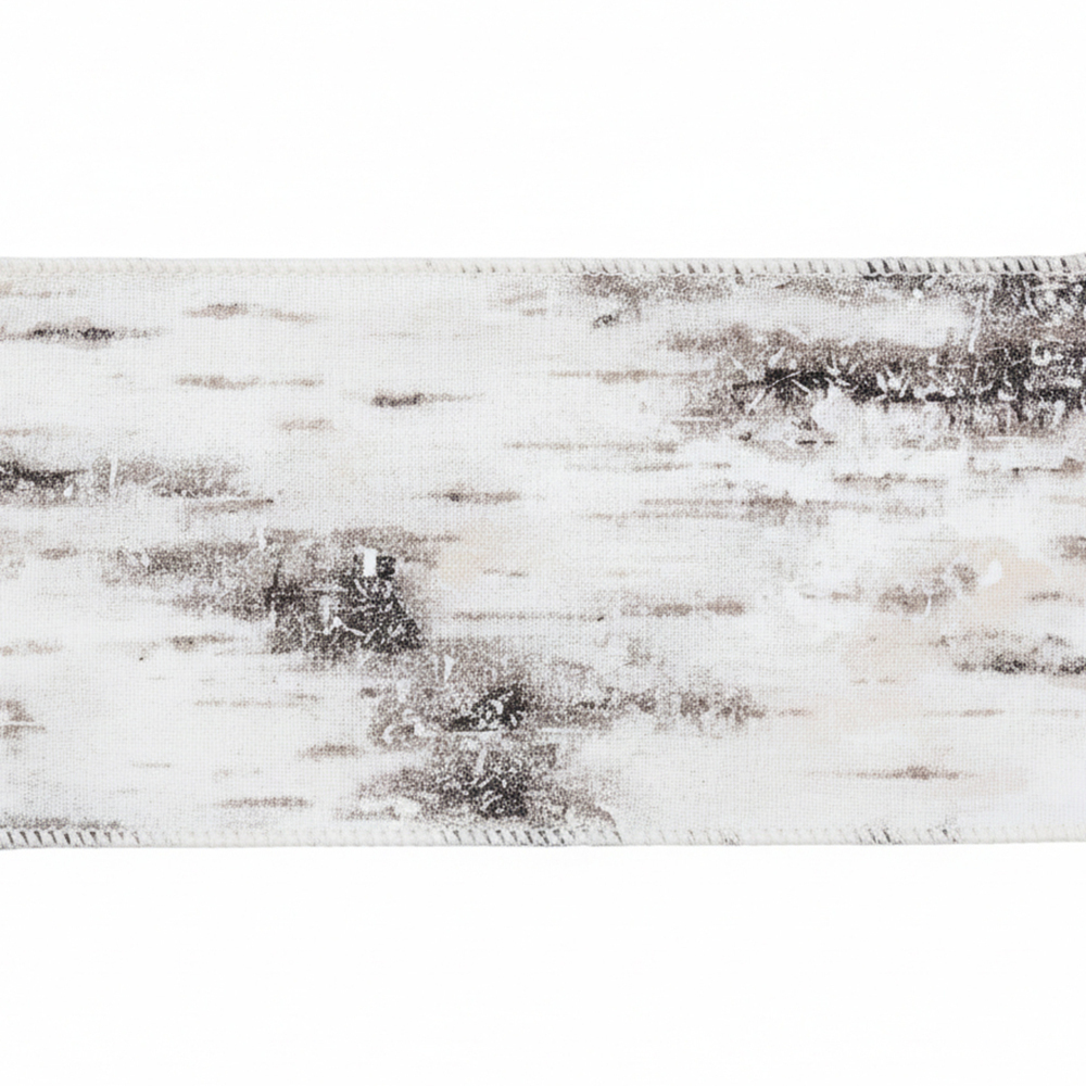 2.5"x10yd Birch Print Wired