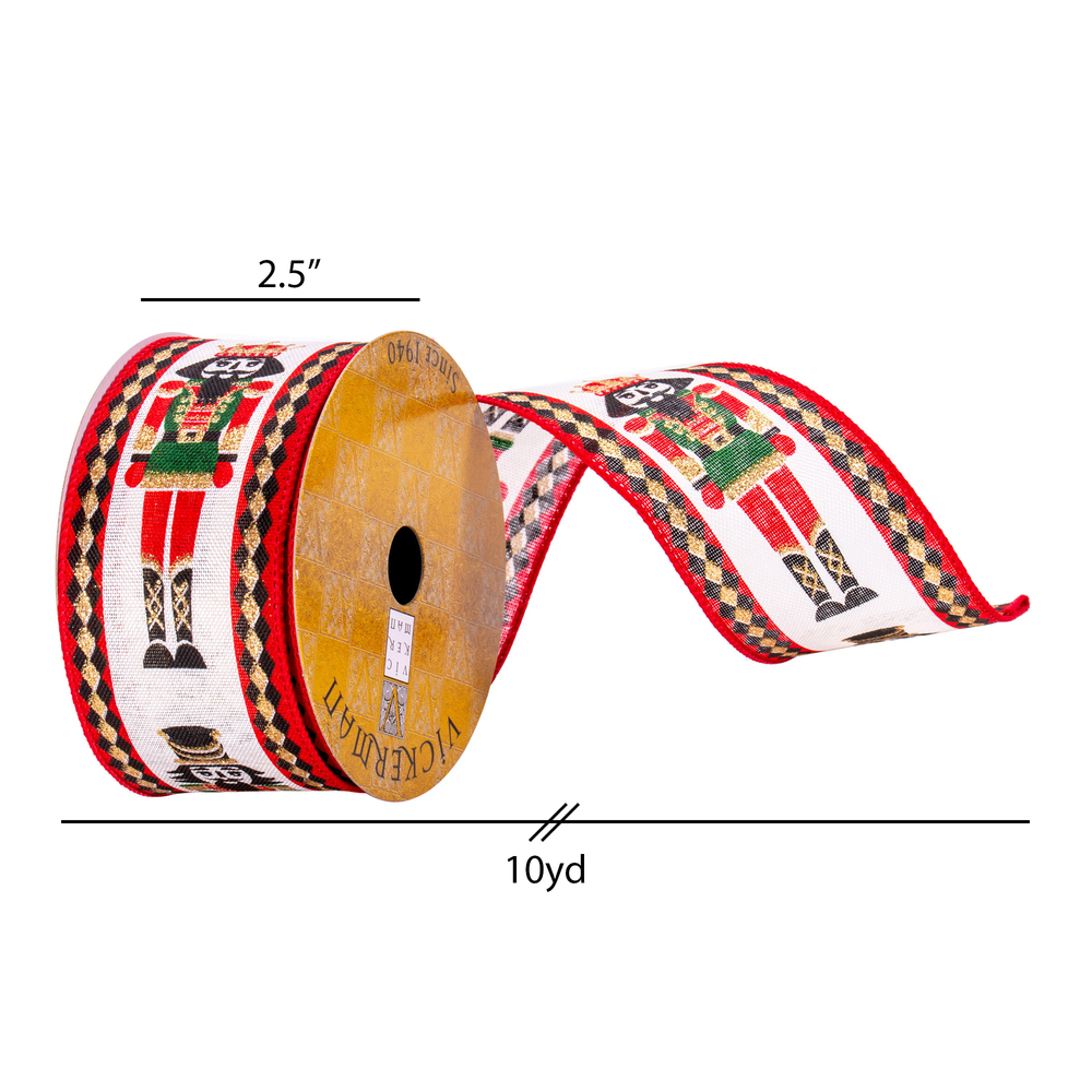 Vickerman Nutcracker Ribbon