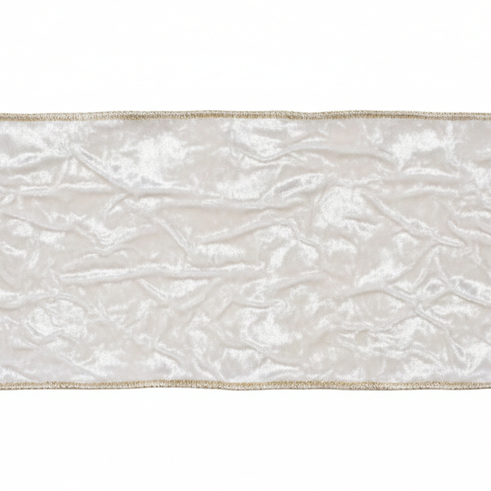 Vickerman Crushed Velvet Wired Edge Christmas Ribbon