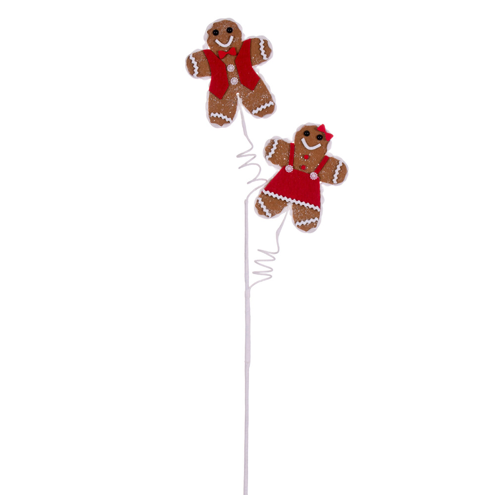 Mr and Mrs Gingerbread Spray