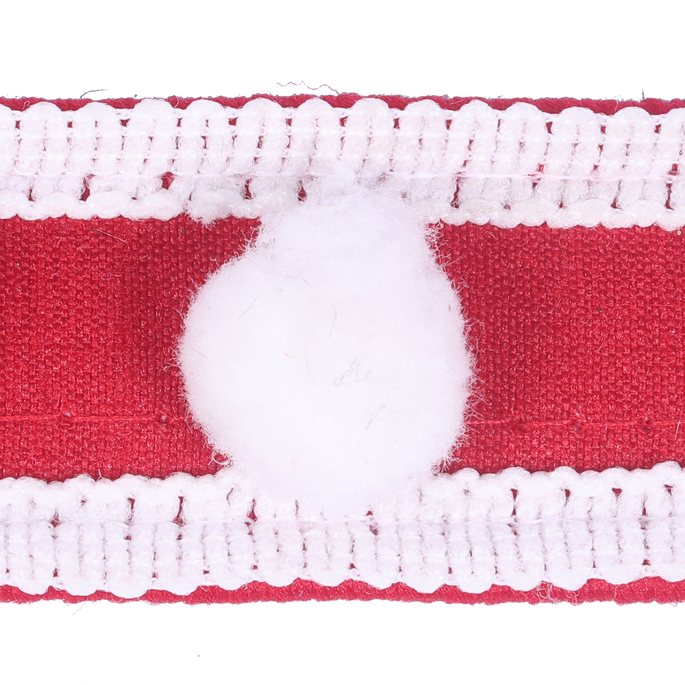 1"x10yd Dupion with Pom Pom/Trim Ribbon