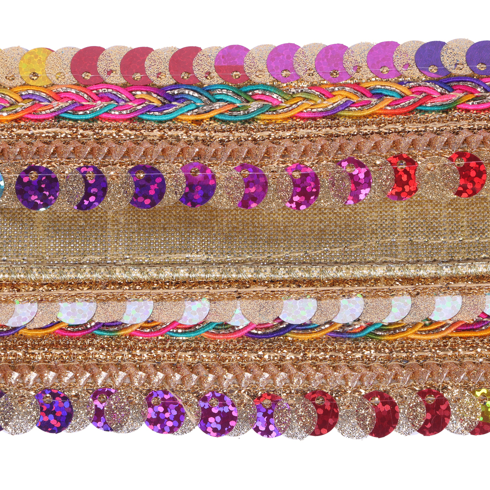 1"x10yd Multi Braid Metallic Sequin