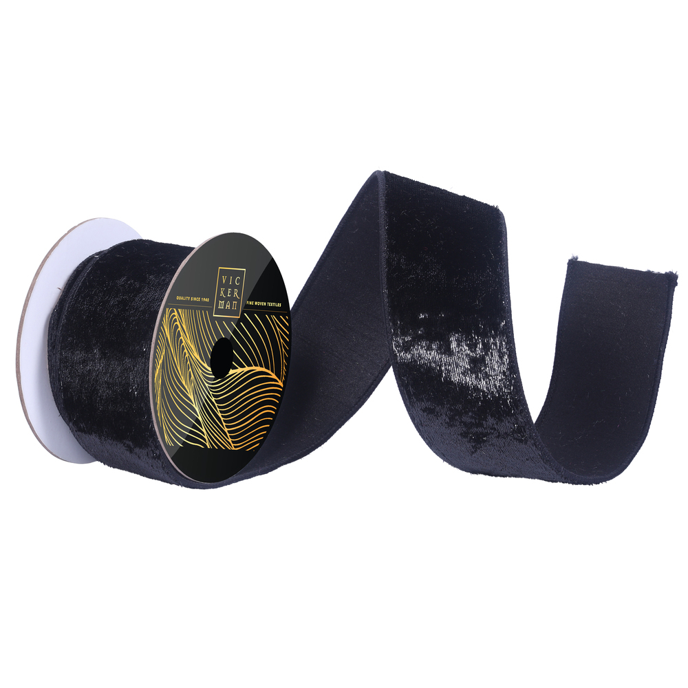 Vickerman 10yd Velvet Luster Wired Ribbon