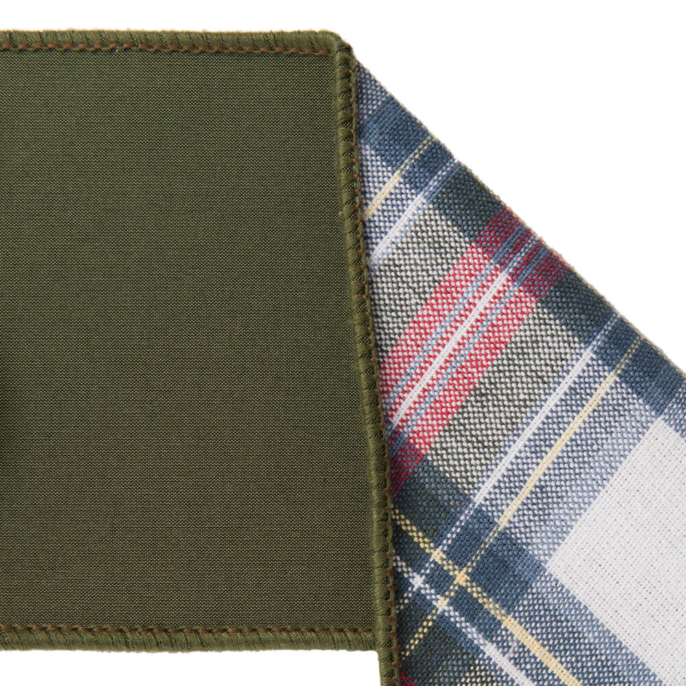 Vickerman Multi Cotton Plaid Ribbon