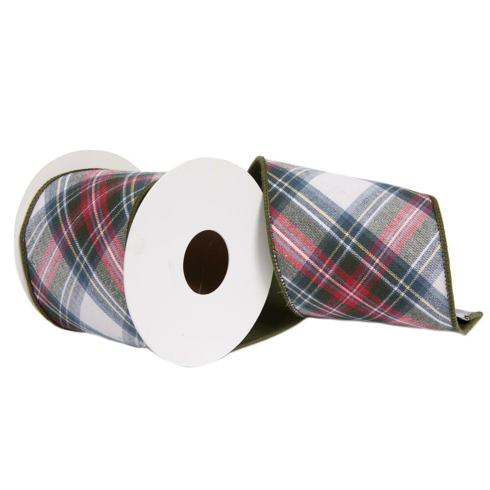 Vickerman Multi Cotton Plaid Ribbon