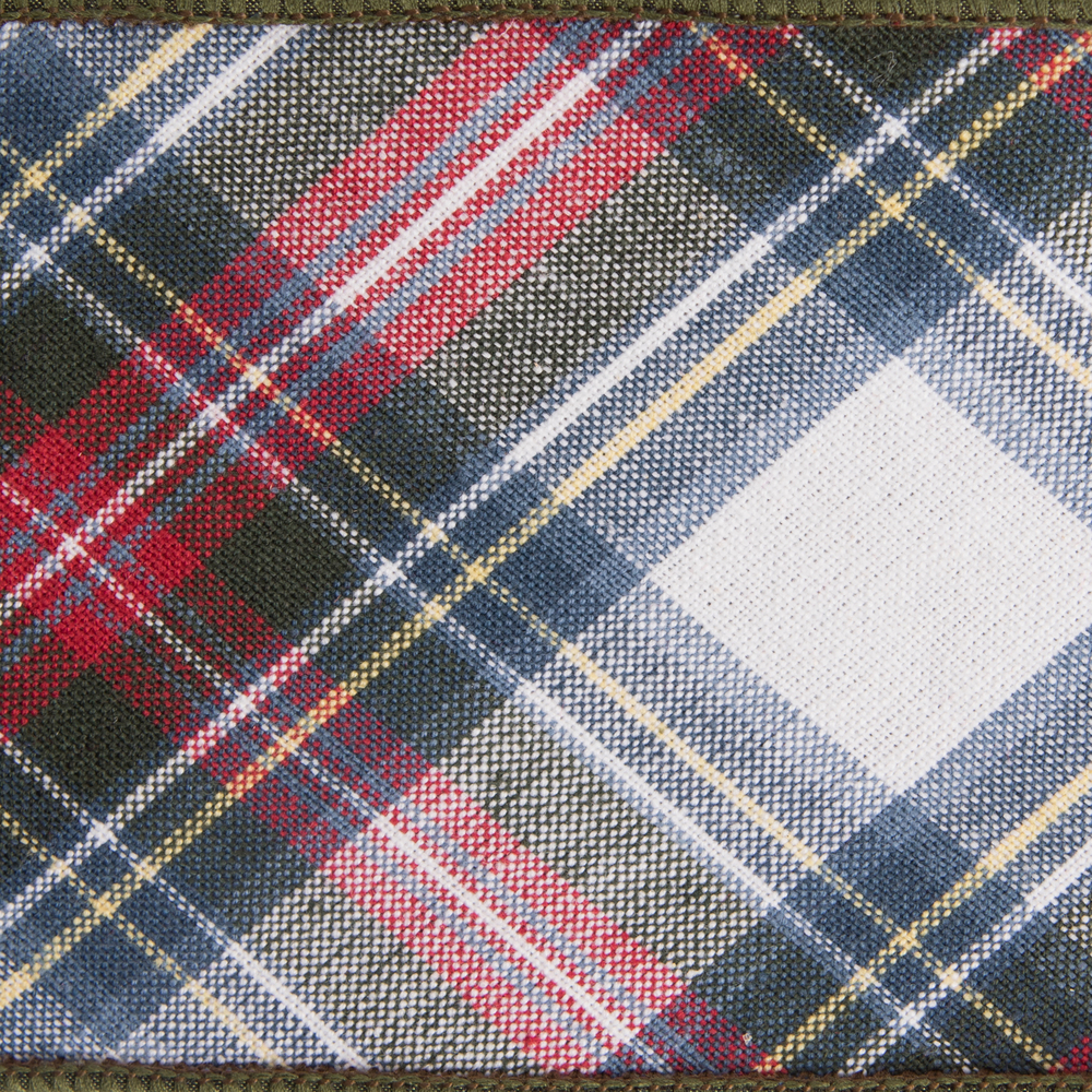 Vickerman Multi Cotton Plaid Ribbon