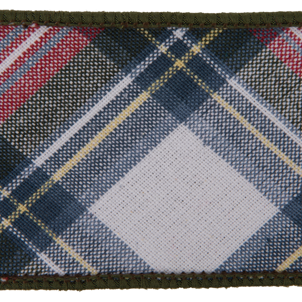 Vickerman Multi Cotton Plaid Ribbon