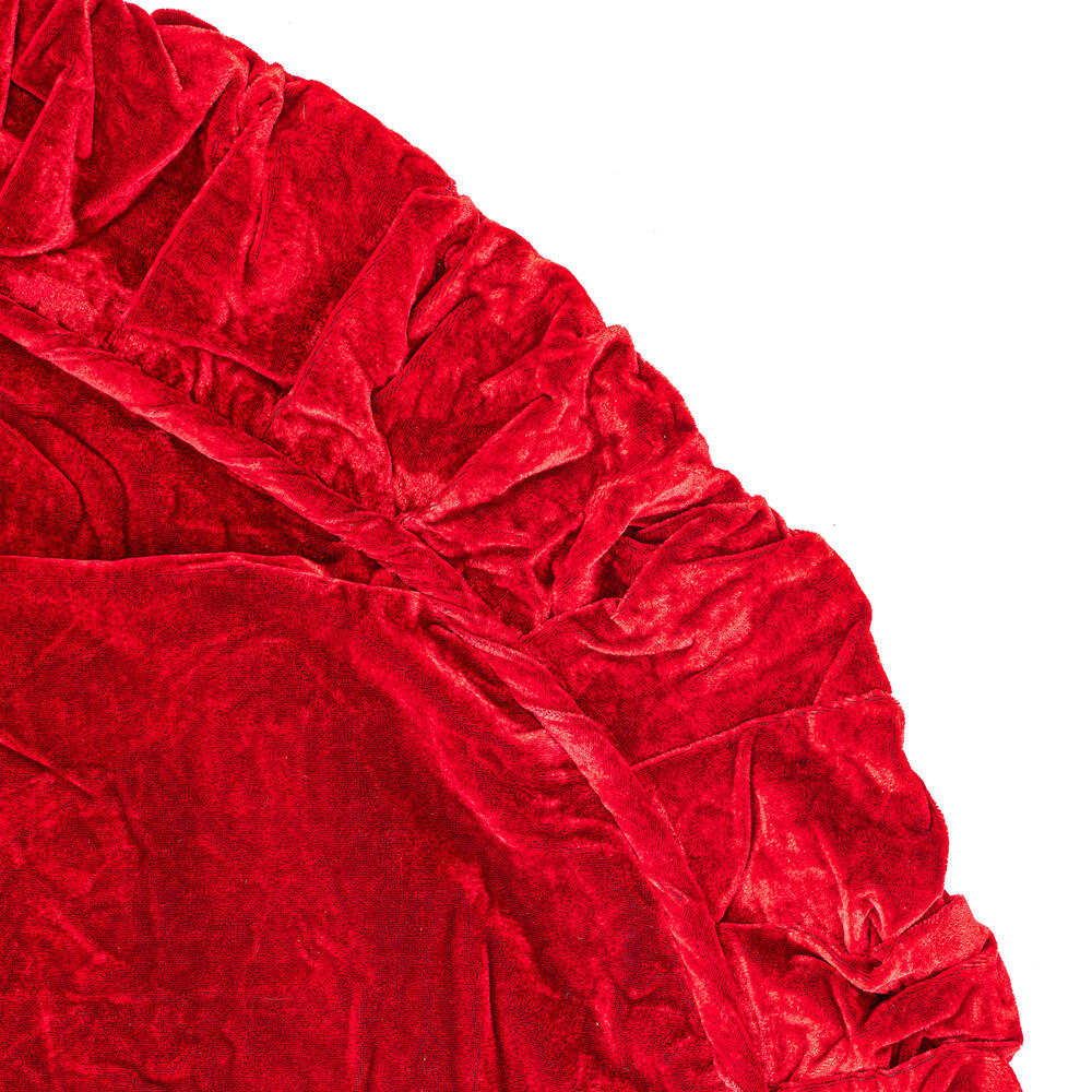 Vickerman Plush Velvet Christmas Tree Skirt