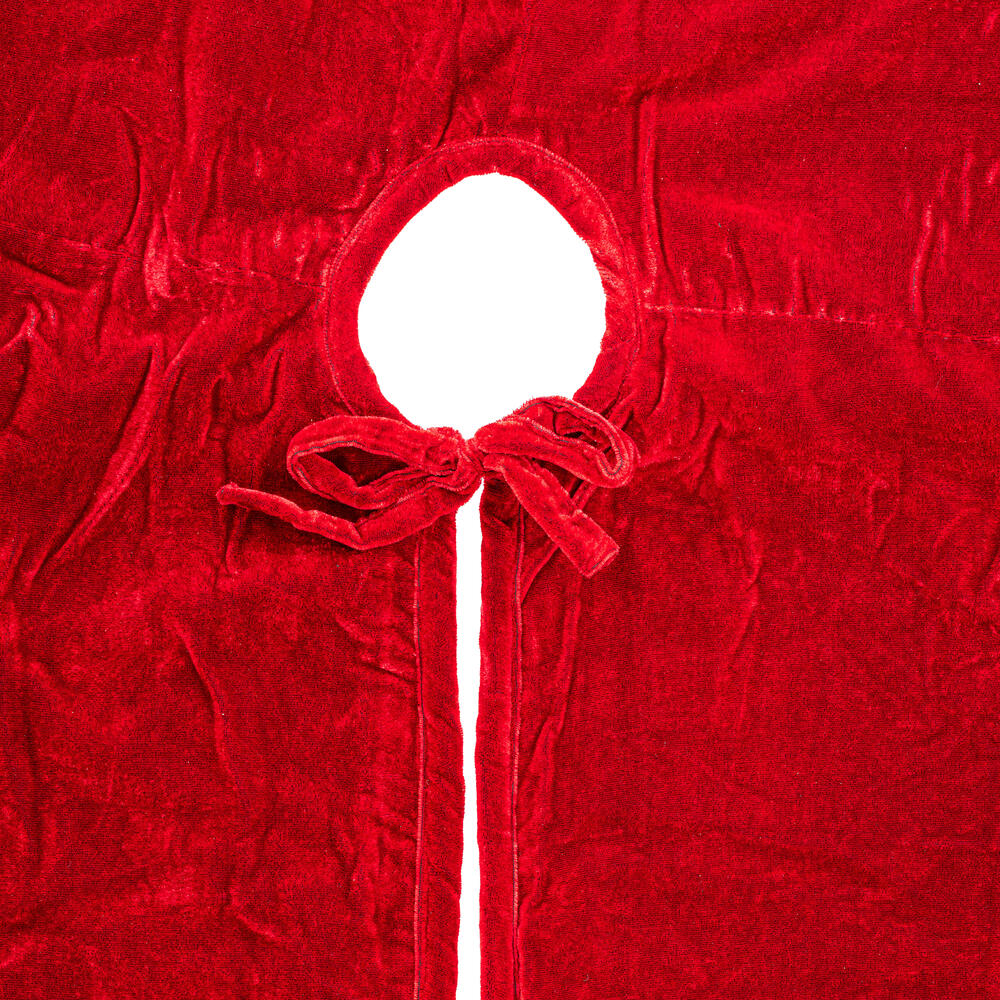Vickerman Plush Velvet Christmas Tree Skirt