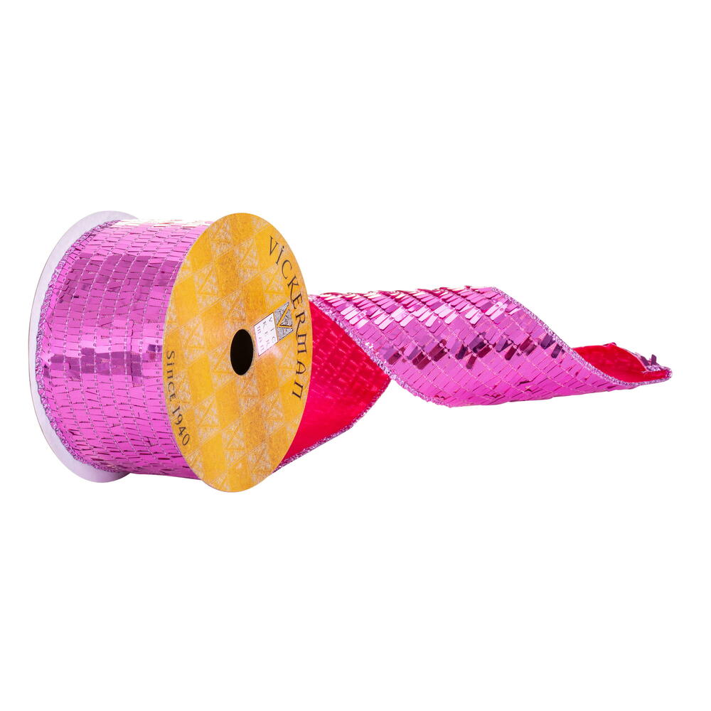 Vickerman Rectangle Sequin Wired Ribbon