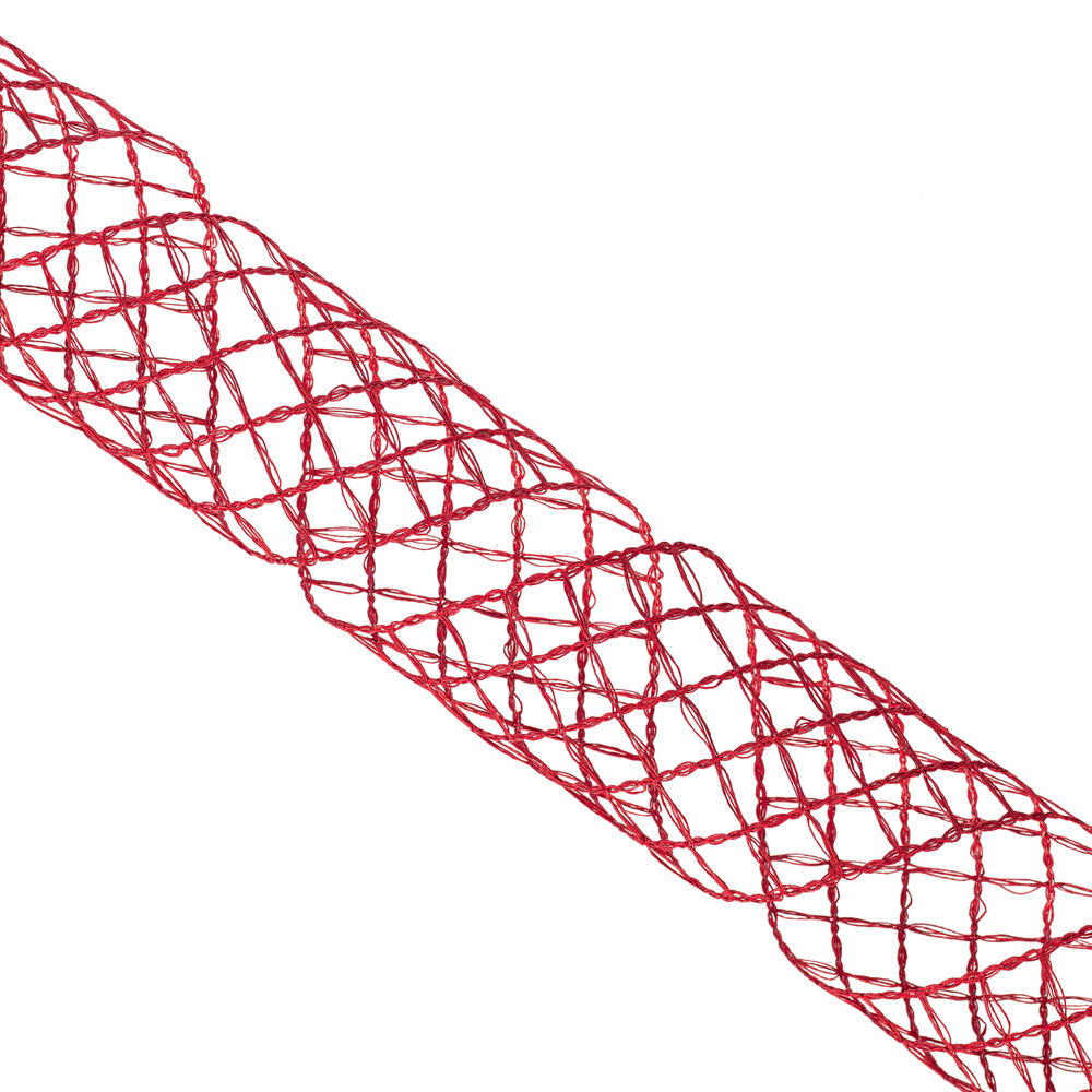 Vickerman 3.75"x10yd Thin Grid Wired Ribbon. 