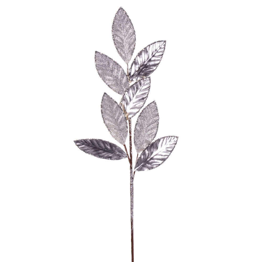 Vickerman 27.5" Metallic Leaf Glitter Spray