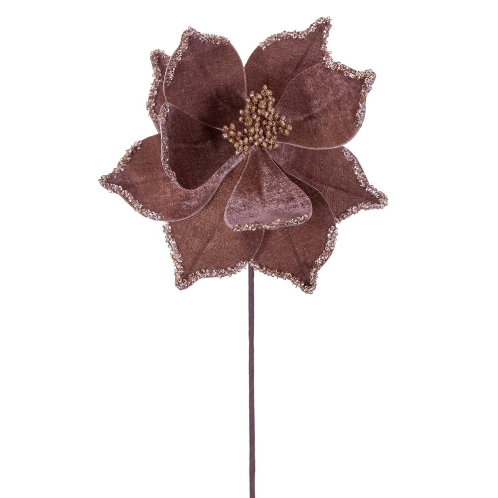 Vickerman 21.5 Inch Poinsettia Stem 6/Bag