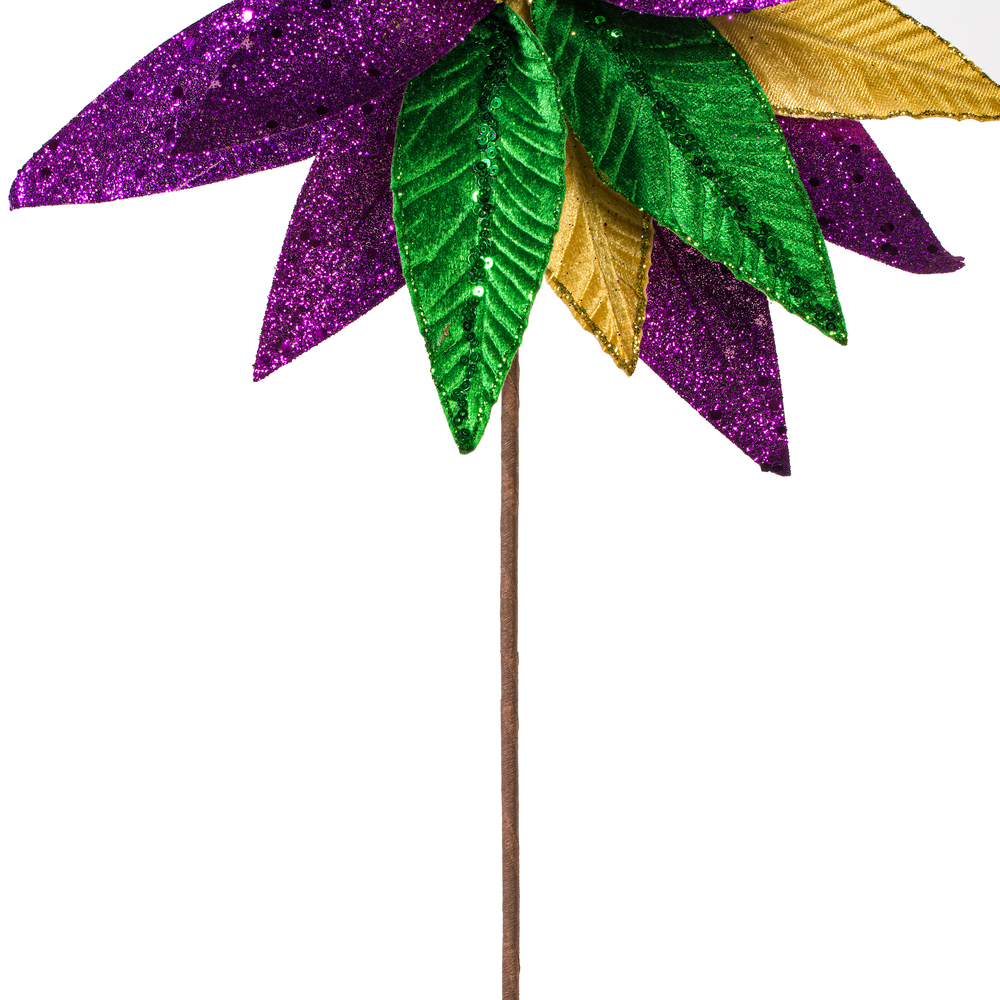 20" Mardi Gras Sequin 12" Flr 3Bg
