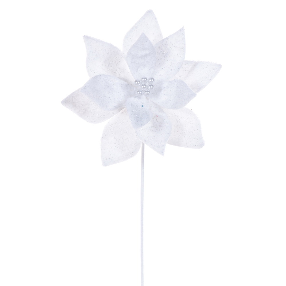 Vickerman 20" Soft Poinsettia Stem