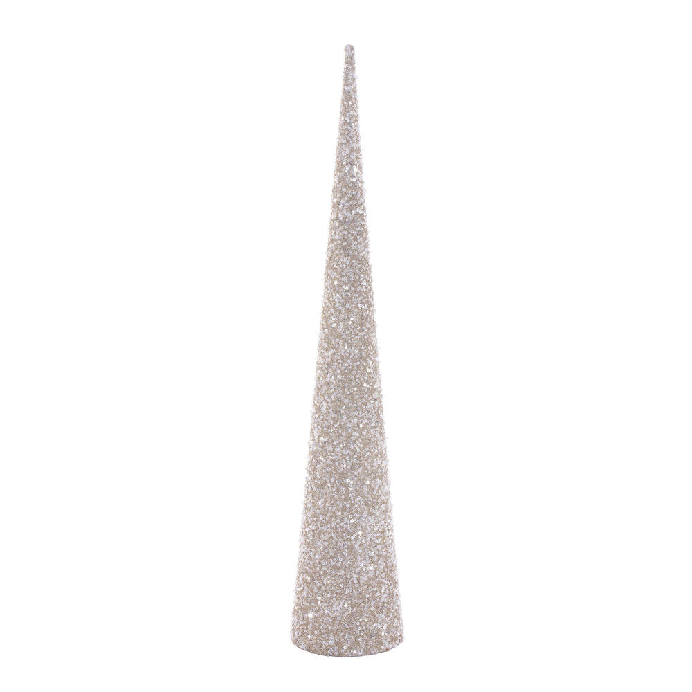 Vickerman 15"/24"/30" Silver Cone Tree 3/Assorted