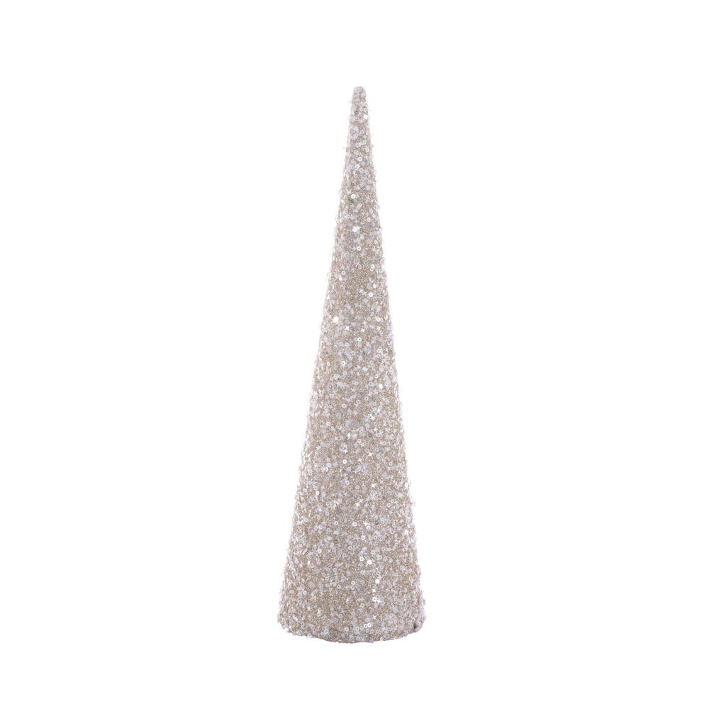 Vickerman 15"/24"/30" Silver Cone Tree 3/Assorted